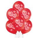 6 Luftballons Herzen ø27cm