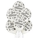 Belbal Premium Luftballon Just Married Herzen...