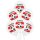 Belbal Premium Luftballon Österreich Fußball  ø30cm-50St