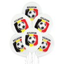 50 Luftballons Belgien Fußball ø30cm