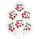 50 Luftballons England Fußball ø30cm
