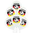 50 Luftballons Deutschland Fußball ø30cm