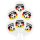 Belbal Premium Luftballon Deutschland Fußball  ø30cm-50St