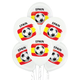 Belbal Premium Luftballon Spanien Fußball  ø30cm-50St