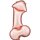 Partydeco Folienballon Glied 112cm-1St