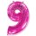 Luftballon -Zahl 9- Pink Folie 66cm