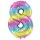 Flexmetal Folienballon -Zahl 8- Regenbogen Folie 66cm-1St