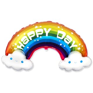 Flexmetal Folienballon Regenbogen Happy Day 99cm-1St