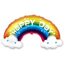 Luftballon Regenbogen Happy Day Folie 99cm