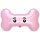 Flexmetal Folienballon Knochen Rosa 78cm-1St