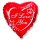 Flexmetal Folienballon I Love you Herzen  ø45cm-1St