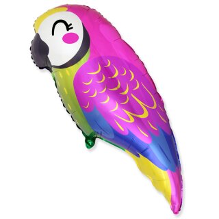 Flexmetal Folienballon Papagei 89cm-1St