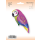 Flexmetal Folienballon Papagei 89cm-1St