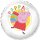 Flexmetal Folienballon Peppa Pig Weiß  ø45cm-1St