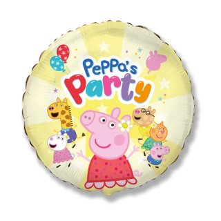 Luftballon Peppa Party Folie ø48cm