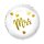Flexmetal Folienballon Mrs Weiß-Gold Herzen  ø45cm-1St