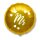 Flexmetal Folienballon Mr Weiß-Gold Herzen  ø45cm-1St