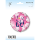Flexmetal Folienballon Hello Baby Krone Rosa...