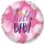 Flexmetal Folienballon Hello Baby Krone Rosa  ø45cm-1St