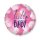 Luftballon Hello Baby Krone Rosa Folie ø48cm