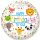 Flexmetal Folienballon Dschungeltiere Happy Birthday to You  ø45cm-1St