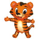 Flexmetal Folienballon Tiger 100cm unverpackt-1St
