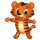 Flexmetal Folienballon Tiger 100cm unverpackt-1St