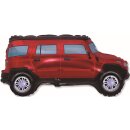 Luftballon Allrad-Auto Rot Folie-Figur 85cm Flexmetal...