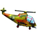 Flexmetal Folienballon Militär-Hubschrauber 96cm...