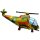 Flexmetal Folienballon Militär-Hubschrauber 96cm unverpackt-1St