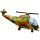 Luftballon Militär-Hubschrauber Folie 95cm