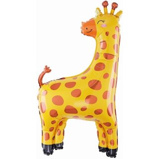 Godan Folienballon Giraffe Orange 87cm-1St
