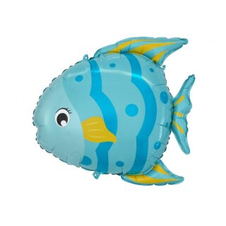 Godan Folienballon Fisch Blau 47cm-1St