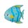 Godan Folienballon Fisch Blau 47cm-1St