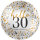 Premioloon Folienballon Hello -Zahl 30- Happy Birthday  ø71cm-1St