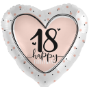 Premioloon Folienballon -Zahl 18- Happy Birthday...