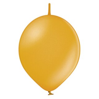 Belbal Premium Kettenballon Gold ø28cm Metallic-50St