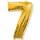Flexmetal Folienballon -Zahl 7- Gold Folie 66cm-1St