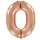 Flexmetal Folienballon -Zahl 0- Rosegold Folie 66cm-1St