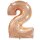 Flexmetal Folienballon -Zahl 2- Rosegold Folie 66cm-1St