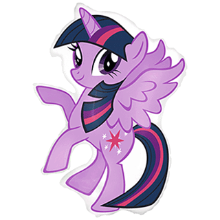 Flexmetal Folienballon my Little Pony Dämmerungsfunkeln 81cm-1St