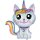 Flexmetal Folienballon Zauberkatze Blau 88cm-1St