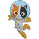 Flexmetal Folienballon Katze Astronaut 96cm-1St