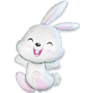 Flexmetal Folienballon Hase Rosa 112cm-1St