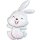 Flexmetal Folienballon Hase Rosa 112cm-1St