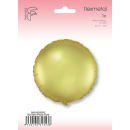 Flexmetal Folienballon Gold-Hellgold Satin Hell ø45cm-1St