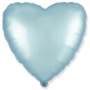 Flexmetal Folienballon Herz Blau-Hellblau Satin...