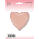 Flexmetal Folienballon Herz Orange-Pfirsich...