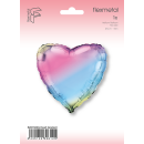 Flexmetal Folienballon Herz Regenbogen  ø45cm-1St