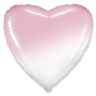 Flexmetal Folienballon Herz Rosa-Farbverlauf  ø45cm-1St